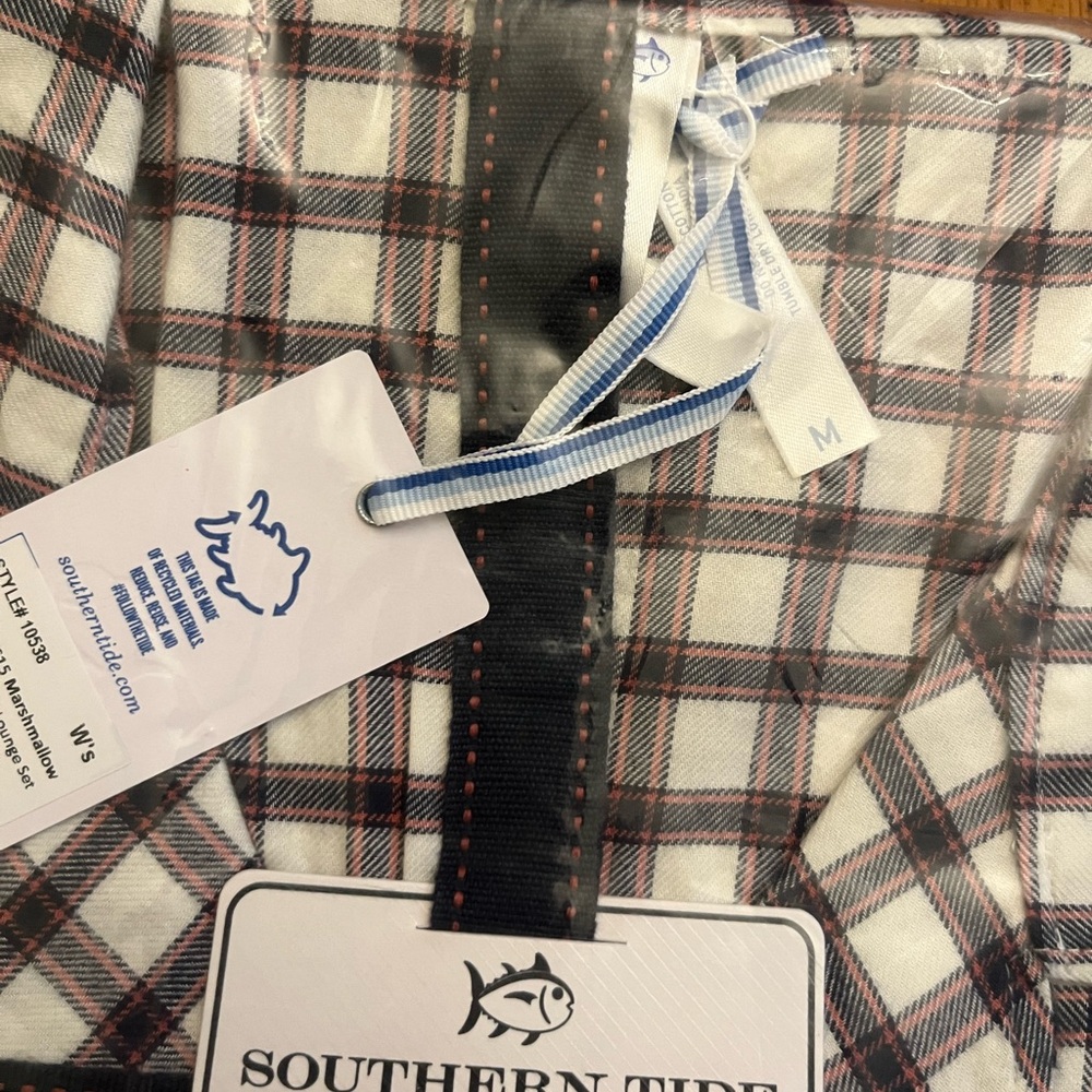 Southern Tide Women's Silverleaf Plaid Lounge Set NWT - Picture 9 of 9
